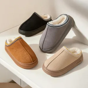 chaussons finition luxe