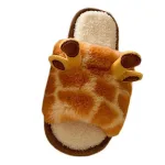 chaussons girafe pour enfants