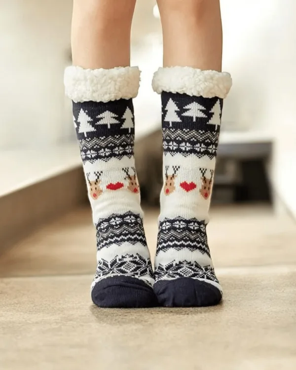 chaussons grande chaussette hiver