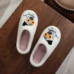 chaussons Halloween en forme de squelette