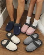chaussons hiver doublés