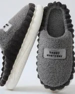chaussons homme avec semelle antidérapante Happy Everyday
