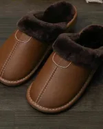 chaussons homme doux et chauds