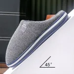chaussons homme en laine