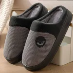chaussons homme en peluche douce