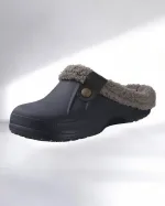 chaussons homme sabot fourrés