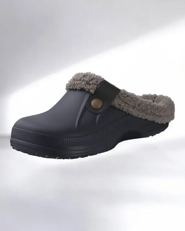 chaussons homme sabot fourrés