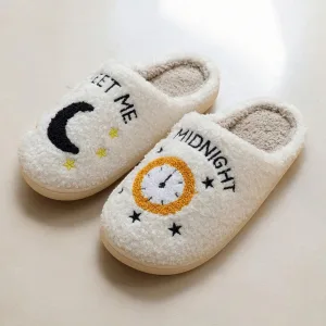 chaussons horloge