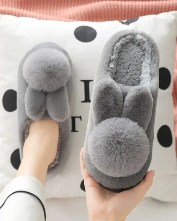 chaussons lapin mignon