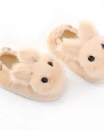 chaussons lapinou en peluche