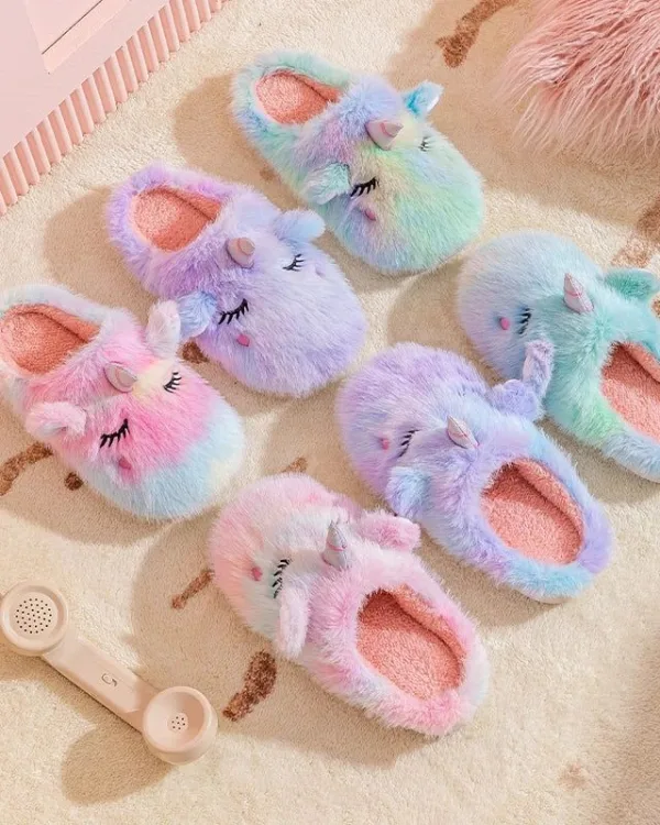 chaussons licorne magique