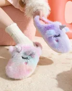 chaussons licorne pour filles