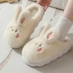 chaussons ludiques en fourrure