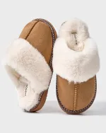 chaussons maison femme léopard