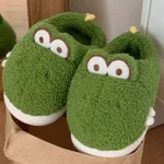 chaussons mignons crocodile