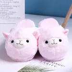 chaussons mignons en laine d'alpaga