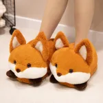 chaussons mignons panda roux et renard