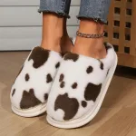 chaussons mignons vache