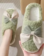 chaussons mode femme noeud papillon