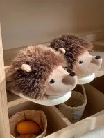 chaussons moelleux hérisson