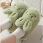 chaussons moelleux oreilles de lapin