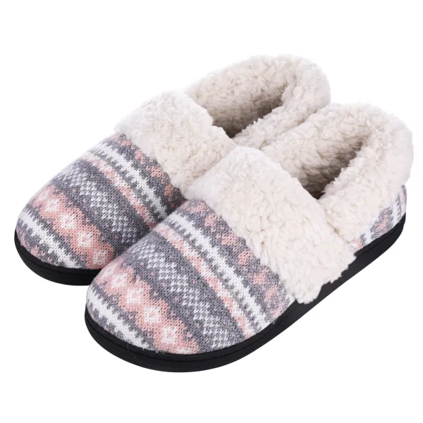 chaussons montants roses pour femmes