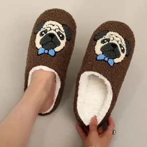 chaussons motif carlin