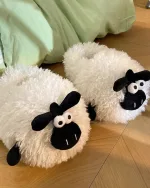 chaussons mouton confortables