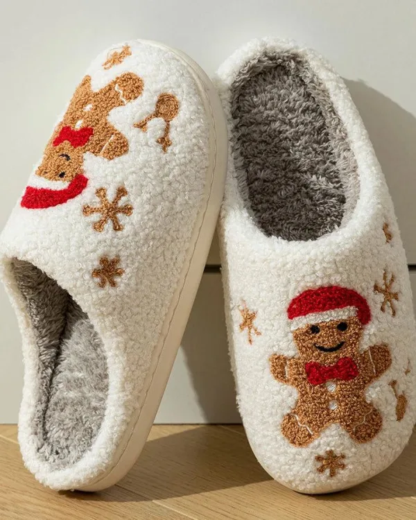 chaussons Noël Biscuit