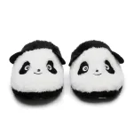chaussons panda en peluche