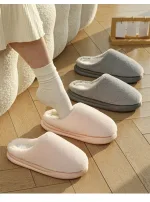chaussons plateforme en tissu doux