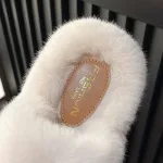 chaussons plateforme femme style fluffy