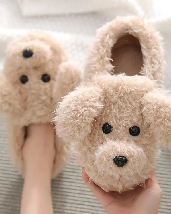 chaussons pour femme toutou cosy