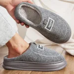 chaussons pour hommes avec motif journal