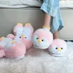 chaussons pour petite fille pingouin