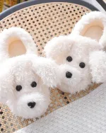 chaussons relaxants toutou cosy pour femme