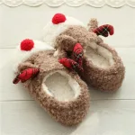 chaussons renne de Noël