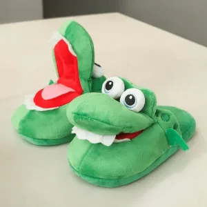 chaussons rigolo crocodile