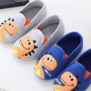 chaussons souple garçon dinosaure