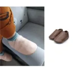 chaussons souples en cuir pour enfants