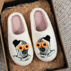 chaussons squelette Halloween