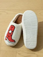 chaussons style western femme