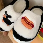 chaussons teckel amusants pour adultes