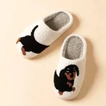 chaussons teckel confortable