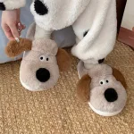 chaussons tendance chien cartoon