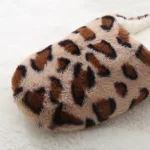 chaussons tendance léopard femme