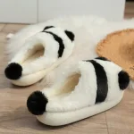 chaussons tendance panda femme