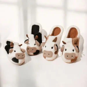 chaussons tête de vache