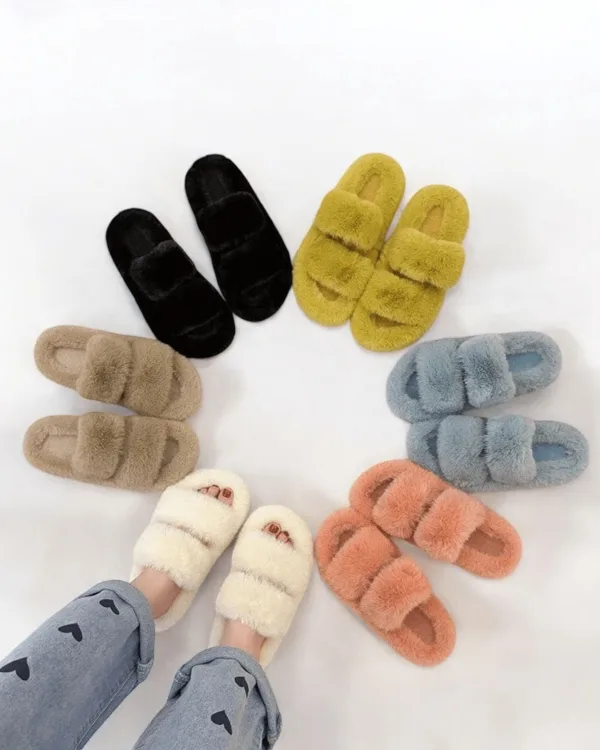 chaussures chaudes pour femme fourrées