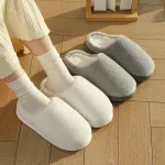 chaussures d'intérieur plateforme moelleuse